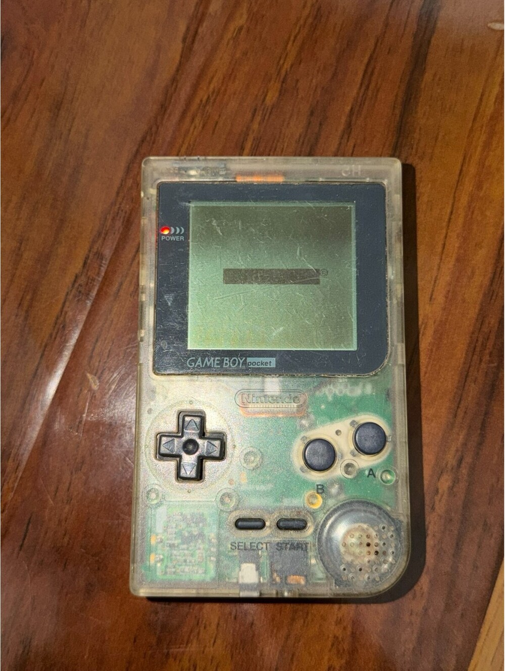 OEM Nintendo Gameboy Pocket Clear Handheld System - Tested & Working